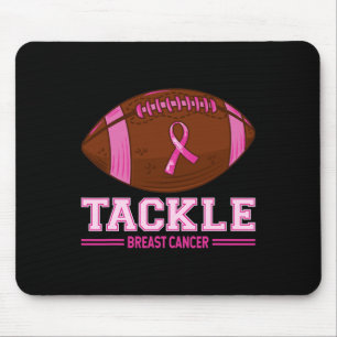 Tackle Breast Cancer Awareness American Football P Mouse Pad