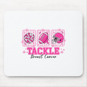 Tackle Breast Cancer Awareness American Footbyll W Mouse Pad