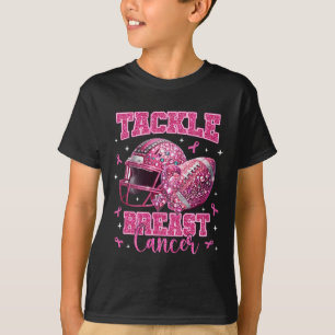 Tackle Breast Cancer Awareness American Footll Wom T-Shirt