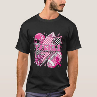 Tackle Breast Cancer Awareness Footll Pink Ribbon  T-Shirt