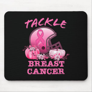 Tackle Breast Cancer Football Breast Cancer Awaren Mouse Pad