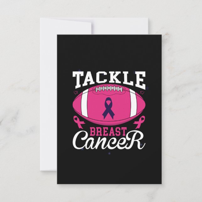 tackle breast cancer invitation (Front)