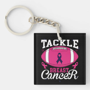 tackle breast cancer key ring