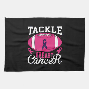 tackle breast cancer tea towel