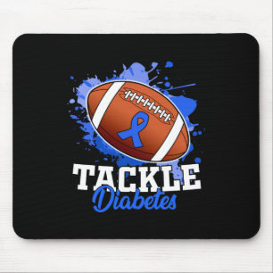 Tackle Diabetic Blue Diabetes Type 1 Awareness War Mouse Pad