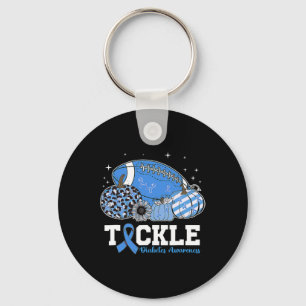 Tackle Footll Diabetic Blue Diabetes Type 1 Awaren Key Ring