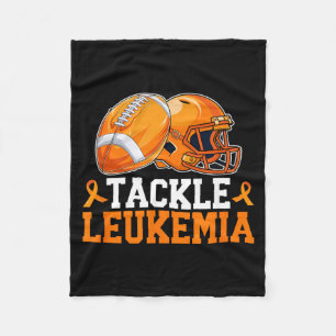 Tackle Leukaemia Awareness Month Leukaemia Warrior Fleece Blanket