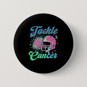 Tackle Metastatic Breast Cancer American Football 6 Cm Round Badge