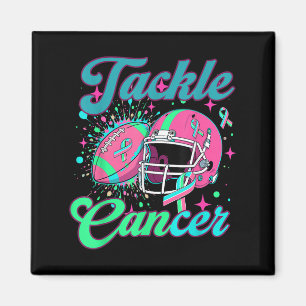 Tackle Metastatic Breast Cancer American Football Magnet
