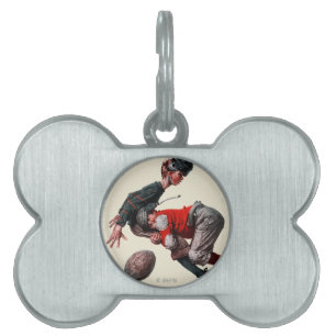 Tackled Pet Tag