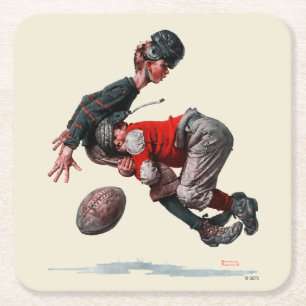 Tackled Square Paper Coaster