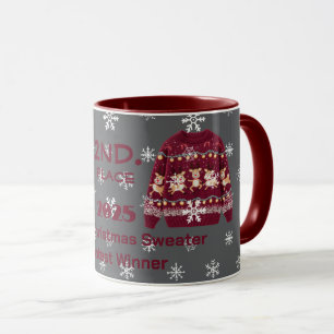 Tacky Christmas Sweater 2nd. Place Contest Winner  Mug