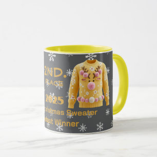 Tacky Christmas Sweater 2nd. Place Contest Winner  Mug