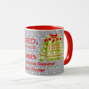 Tacky Christmas Sweater 3rd. Place Contest Winner  Mug