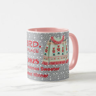 Tacky Christmas Sweater 3rd. Place Contest Winner  Mug
