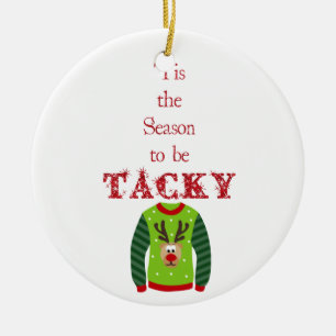 Tacky Christmas Sweater Ornament
