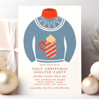 Tacky Hot Cocoa Ugly Christmas Sweater Party