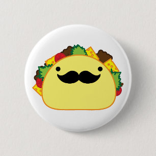 taco 6 cm round badge