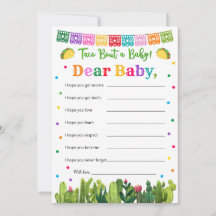 Taco Baby Shower Wishes for Baby, Taco Bout