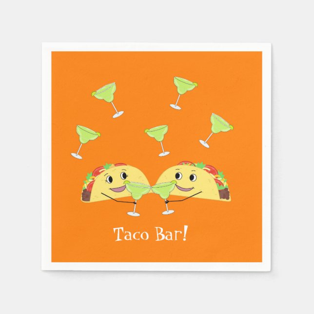 Taco Bar Paper Napkins (Front)