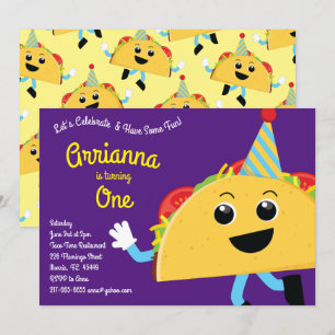 Taco Birthday Party Invitation