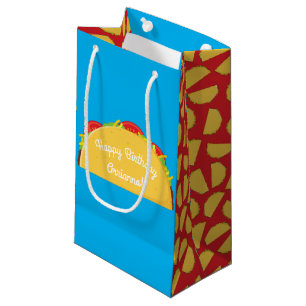Taco Birthday Party Mexican Food Small Gift Bag