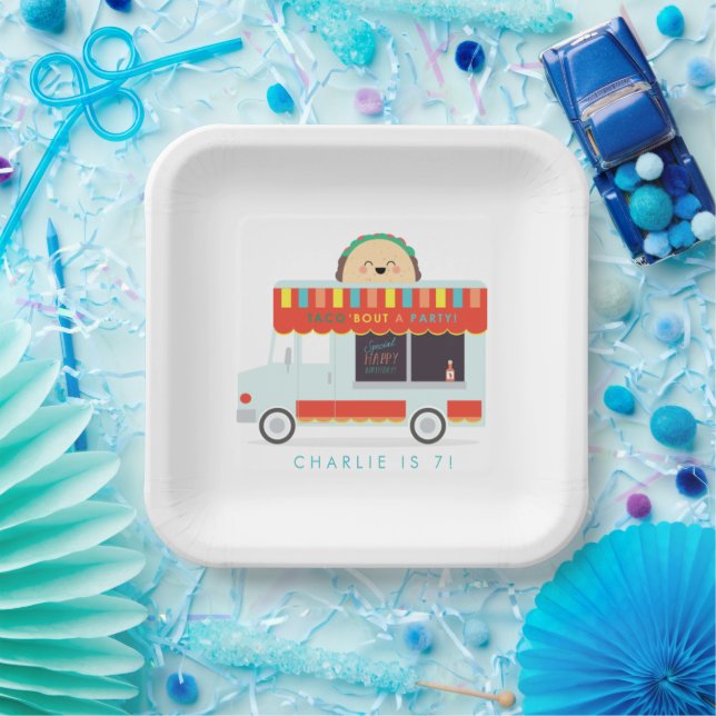 Taco Birthday Party Plates (Party)