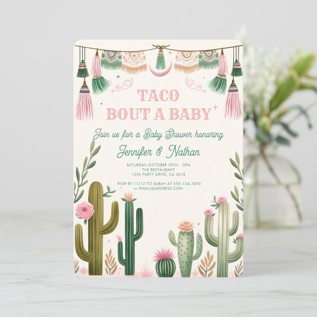 Taco bout a baby Baby Shower  Invitation (Creator Uploaded)