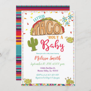 Taco Bout a Baby Baby Shower Invitation Fiesta
