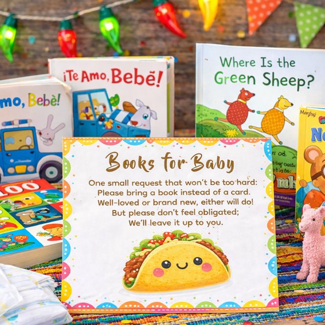 Taco bout a Baby Book Request Business Card (Creator Uploaded)
