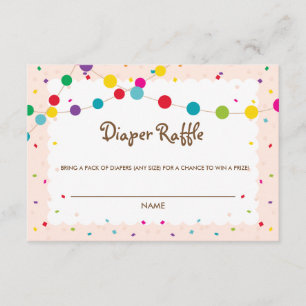 Taco Bout a Baby Diaper Raffle Card