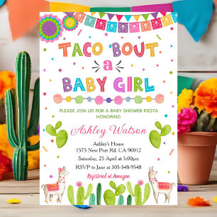 Taco 'Bout a Baby Girl Shower Invitation