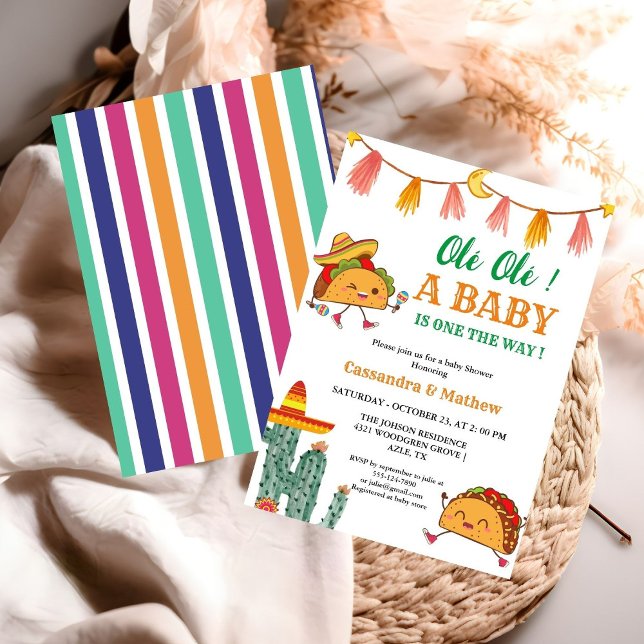Taco bout a baby  Mexican Baby Shower Invitation (Creator Uploaded)