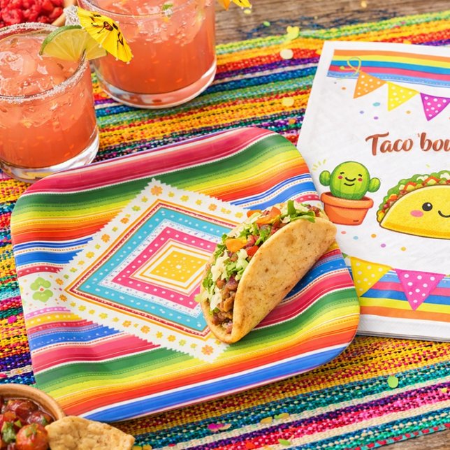 Taco bout a Baby Shower Paper Plate (Creator Uploaded)