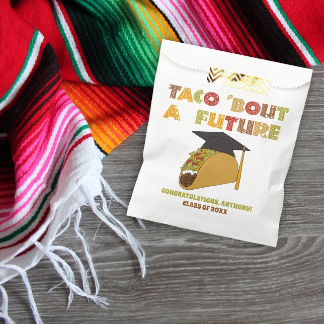 Taco Bout a Future Funny Graduation Party Favour Bags (Creator Uploaded)