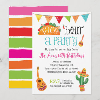Taco bout a Party Invitation