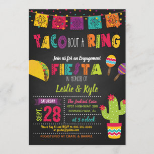 Taco Bout a Ring - Engagment/Couples Shower Invitation