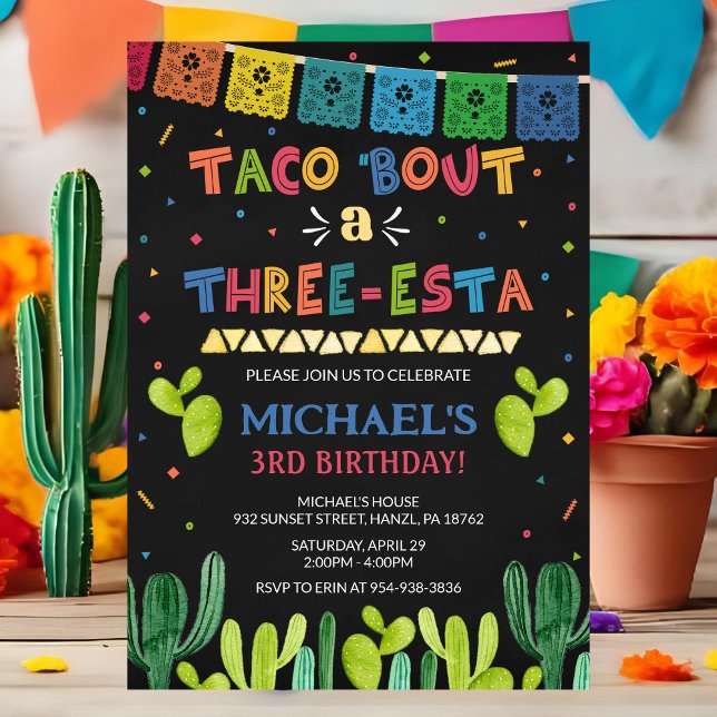 Taco bout a three esta invitation (Creator Uploaded)