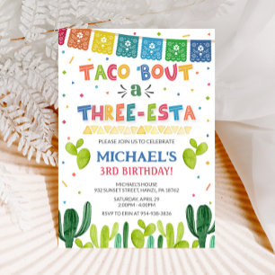 Taco bout a three esta invitation