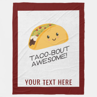 Taco-bout Awesome Kawaii Taco Blanket