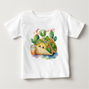Taco 'bout Baby Cute New Baby Gift Fiesta T-Shirt
