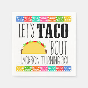 Taco 'Bout Birthday Party Napkin