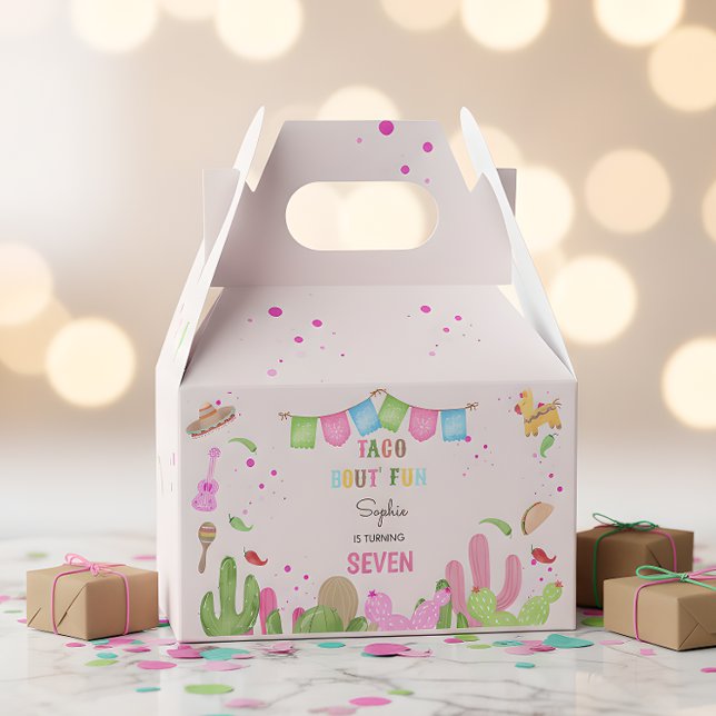 Taco bout fun fiesta mexican girl birthday favour box (Creator Uploaded)