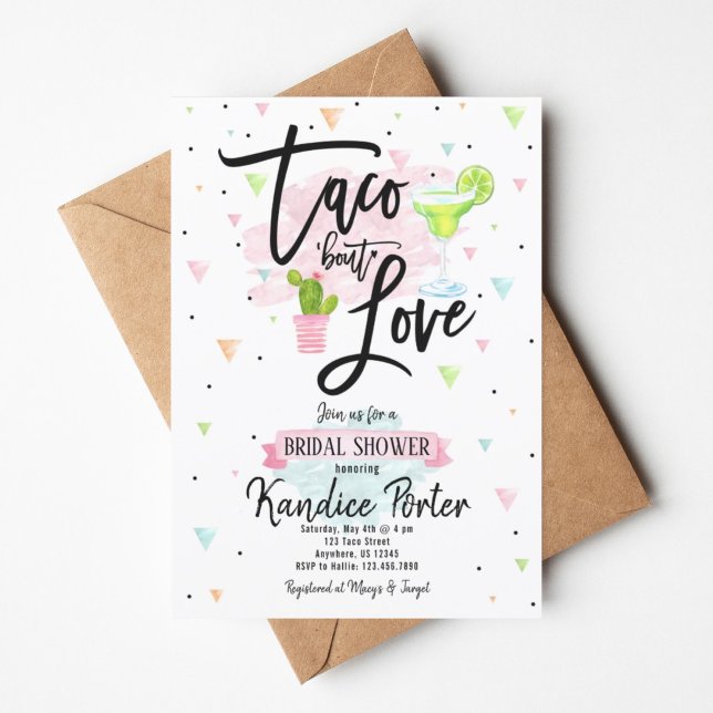 Taco Bout Love Bridal Shower Fiesta Invitation (Creator Uploaded)