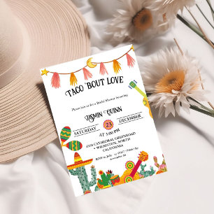 Taco 'Bout Love Cactus Bridal shower Invitation