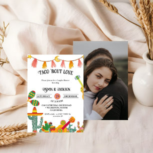 Taco 'Bout Love Couples Shower Cactus Invitation