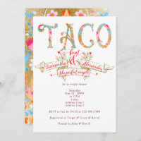 Taco Bout Love Perfect Couple Fiesta Couple Shower