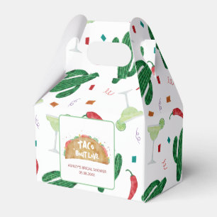 Taco 'Bout Love Wedding Bridal Shower Fiesta Favour Box