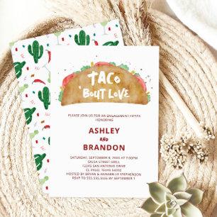 Taco 'Bout Love Wedding Engagement Party Fiesta Invitation