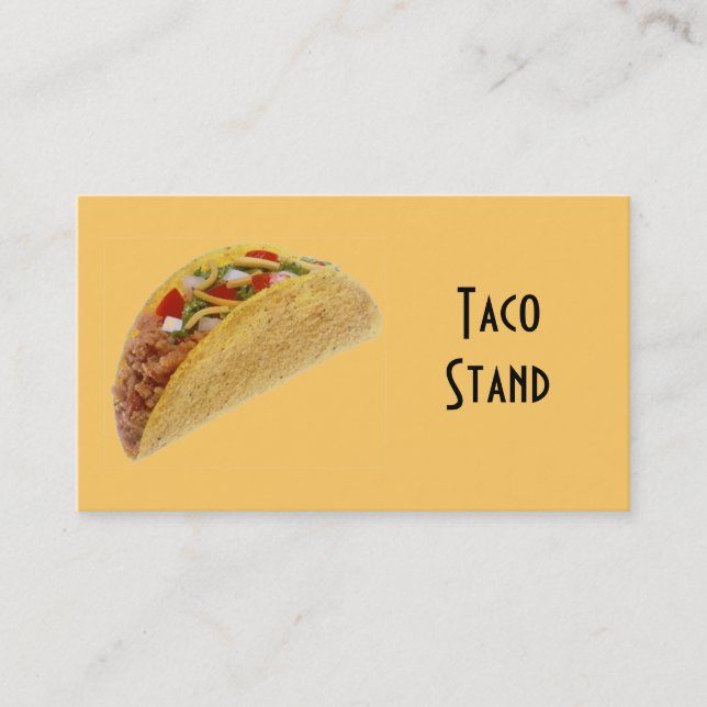 Taco Business Card (Front)